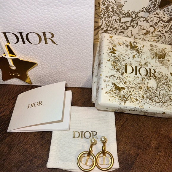 Authentic Dior Earrings - Picture 1 of 5